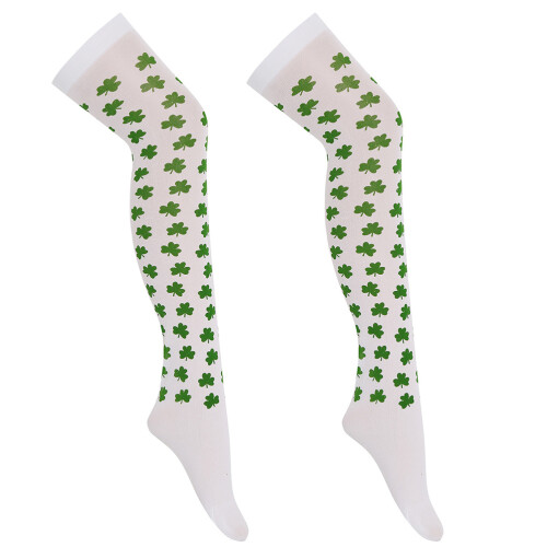 3Paren Paar Elastische St. Patrick's Day Over Knee Dames 1