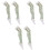 3Paren Paar Elastische St. Patrick's Day Over Knee Dames 4