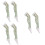 3Paren Paar Elastische St. Patrick's Day Over Knee Dames 8