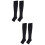 2Paires De Compression Noires Confortables Durables 8