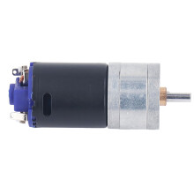 Motore a ingranaggi a riduzione di velocità ad alta torsione da 12V, albero da 25 mm, 350 RPM