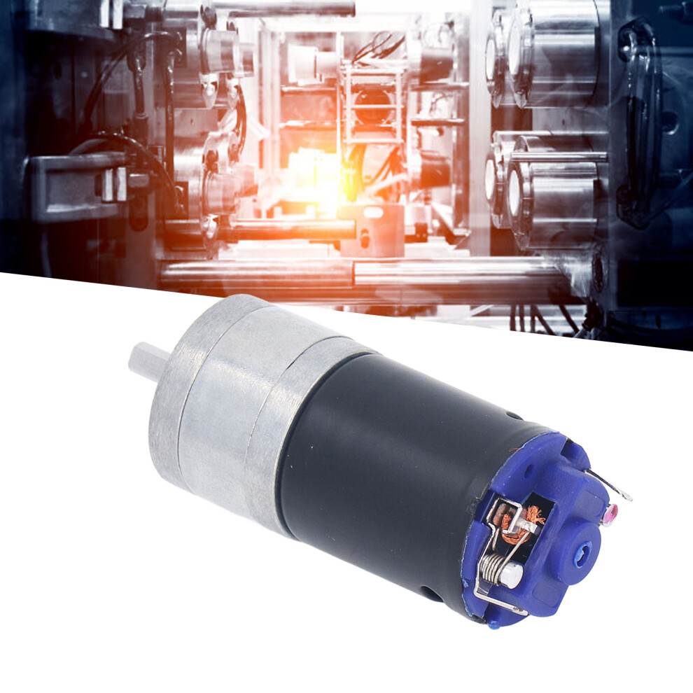Speed Reduction Geared Dc Motor 12V 25Mm Shaft 200Rpm For Robots 8721386982699