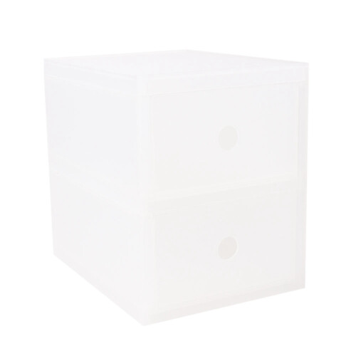 Dorm Office Storage Solution Stacking Drawers Eco Friendly Practical Clear Material Drawer Coral Frame Privacy Space Saving Design Under Sink Pantry