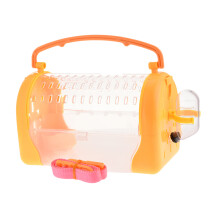 3Pcs High Portable Hamster Cage with Shoulder Strap for Small Animals