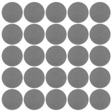 150Pcs Durable Plastic Coins Grey for Magic Tricks and Stage Props