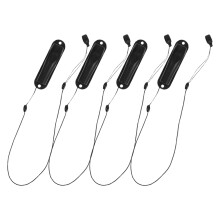 8St Elastische Penhouder Nylon Zwart Anti-Verlies Pennenkoord