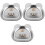 3Pièces Assiettes Acier Inoxydable Argentées Enfant 5