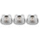 3Pièces Assiettes Acier Inoxydable Argentées Enfant 6