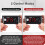 2X Fan Temperature Controller, 12V PWM 4-Wire Fan Speed Controller Module with Temperature Probe for 3A Fan PC 6
