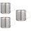 3Pièces Pichet À Lait Inox Léger Usage Maison Et Café Argent 7