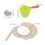 1Ensemble Visor De Douche Adulte Brosse Et Gobelet 3
