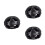 3Pièces Casque De Protection Noir Taekwondo 3