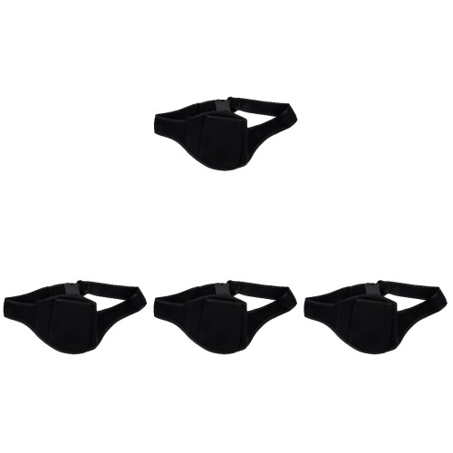 4Pièces Pochette Micro Noir Rangement Mic Ceinture Pratique 1