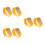 6Pièces Calculatrices Oranges Robustes Idéales Cadeaux 7