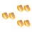6Pièces Calculatrices Oranges Robustes Idéales Cadeaux 9