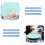 2Pièces Protège-Huile Silicone Couvercle Cuisine Vert 11