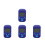 4Pièces Musical Bleu Compact Pour Guitare Usage 9