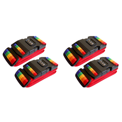 4Pièces De Bagage Serrure 3 Chiffres Multi Couleur Ultra 2