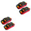 4Pièces De Bagage Serrure 3 Chiffres Multi Couleur Ultra 4
