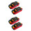 4Pièces De Bagage Serrure 3 Chiffres Multi Couleur Ultra 5