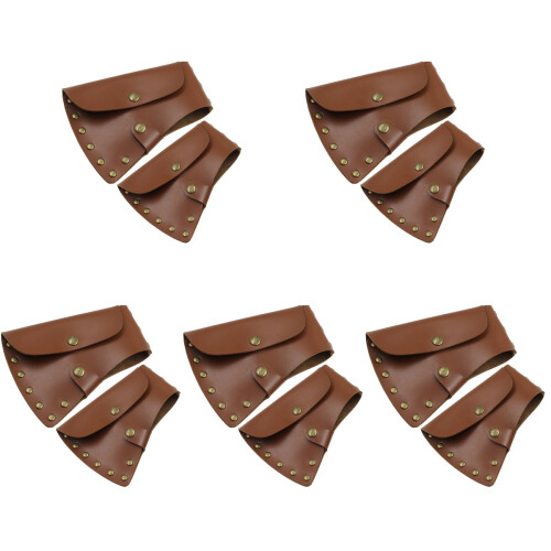 10Pièces Protection En Cuir Pour Cas Portable Marron 1