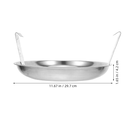 Bac À Cendres Acier Pour Barbecue Extérieur Argent Ventilé 1