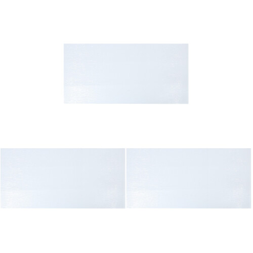 3Pièces Matière PVC Transparente Décor Maquette Décorative DIY 2