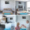 Digital Wall Clock Large Display Alarm Clock with Wireless Remote Control LED Wall Clock with Date and Temperature-A 6