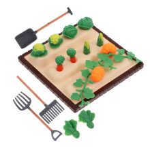 2 Sets Mini Farm Miniature Vegetable Garden For Diorama Miniatures