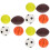 3Ensembles Balles Jouets Légères Et Solides Pour 3