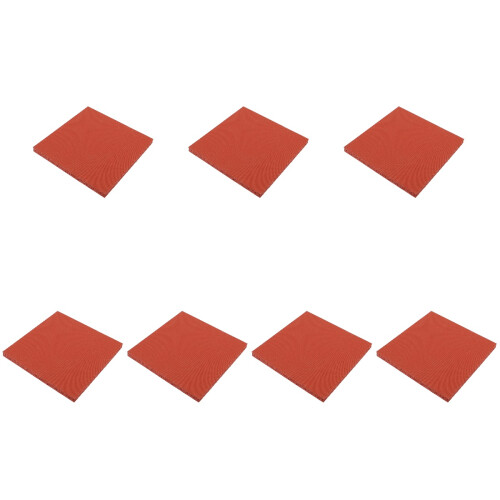 7Pièces Tapis Silicone Pour Transfert Thermique DIY Marron 1
