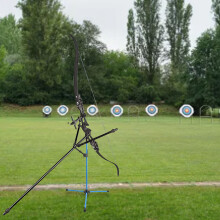 Verstellbarer Fiberglas-Recurve-Bogenständer für Bögen, Blau, 310g