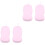 4Pièces Éponge Rose Souple Pour Usage 4