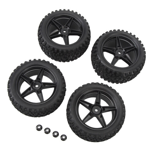 Anvelope auto Rc durabile Hex12Mm, rezistență îmbunătățită, inserție de spumă integrală, material nailon de înaltă rezistență, 2
