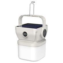 Tragbare LED-Solarlampe, Wiederaufladbare Laternen, Wasserdicht, für Den Außenbereich, Nachtmarkt, Campingzelt, Stromausfall, Notfalllampe