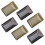 100Pièces Accessoires Métal Noir Pour Sacs Purses 11