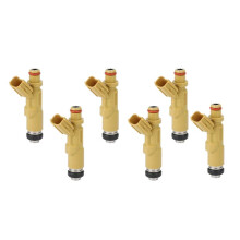 6pcs Fuel Injectors Nozzle 23250-22030 for Celica Matrix Vibe 1.8L 2ZZ-GE 2000-2006 23209-22060