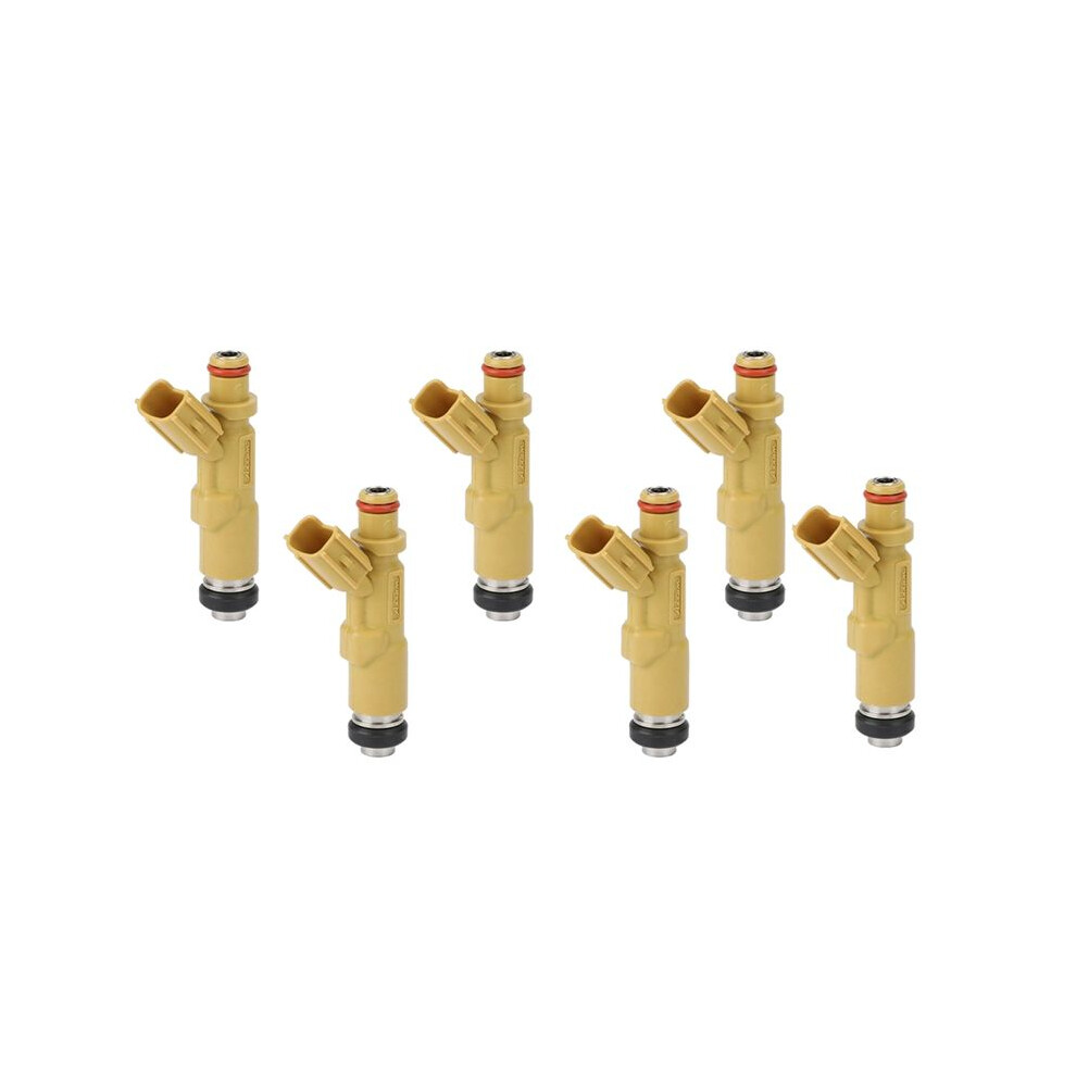 6Pcs Fuel Injectors Nozzle 23250-22030 For Celica Matrix Vibe 1.8L 2Zz-Ge 2000-2006 23209-22060 6034100035215