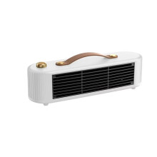 Kleiner Heizlüfter, Energieeffizienter Elektrischer Heizlüfter für Den Innenbereich mit Schneller Aufheizzeit, Ideal für Tischkamine, Weiß (EU)