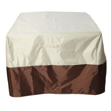 Capas para Cadeiras À Prova D'Água Empilháveis para Varanda Capa para Móveis Ao Ar Livre Capa Grossa para 31 X 38 X 35 Polegadas (Bege)