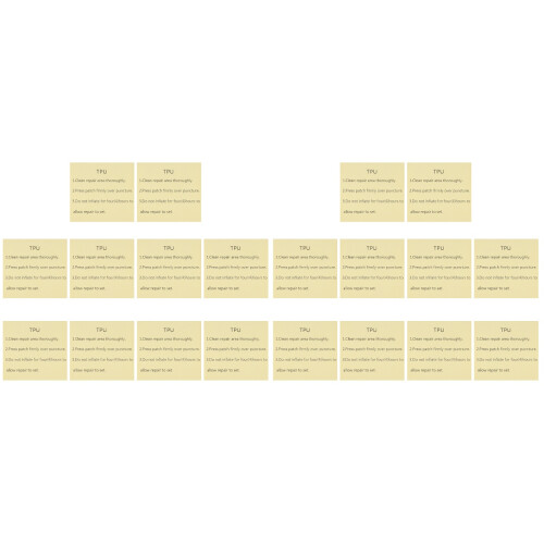 20 Pièces Patch Réparation Tpu Transparent Pour Articles Gonflables 2