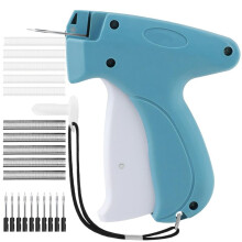 Quick Clothing Fixer, Tagging-Gun för Kläder, Handhållen Tag Attacher-Gun med 10 Nålar & 1000 St Fästelement, Blå