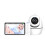 Monitor de Bebê com Vídeo de 5 Polegadas Áudio Bidirecional Interno Mãe Crianças Vigilância 2.4G  PTZ Câmera de Segurança Doméstica 1