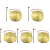 5Ensembles Gong Percussion Cuivre Maillet Et Lanière Durable 3