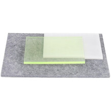 3Pack Leather Punch Pad, Plastic Mute Hole Punching Chisel Mat and Sound Absorbing Pad-Cutting Board for Leather Working