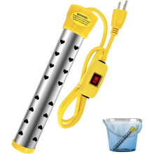Tauchwassererhitzer mit Intelligenter Temperaturregelung, -Pool- und Eimerheizer Aus Edelstahl - 5 Gallonen, US-Stecker