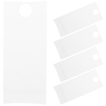 20Pcs Blank White Acrylic Sublimation Name Tags for Tumblers and Cups
