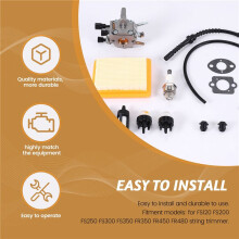 Vergaser Luft Filter Birne Treibstoff Repower Kit Passend für FS120 FS200 FS250 FS300 FS350 FR450 String Trimmer