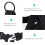 2Pièces Pet Vest Noir Pour Avec Attache Résistante 5
