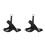 2Pièces Pet Vest Noir Pour Avec Attache Résistante 9